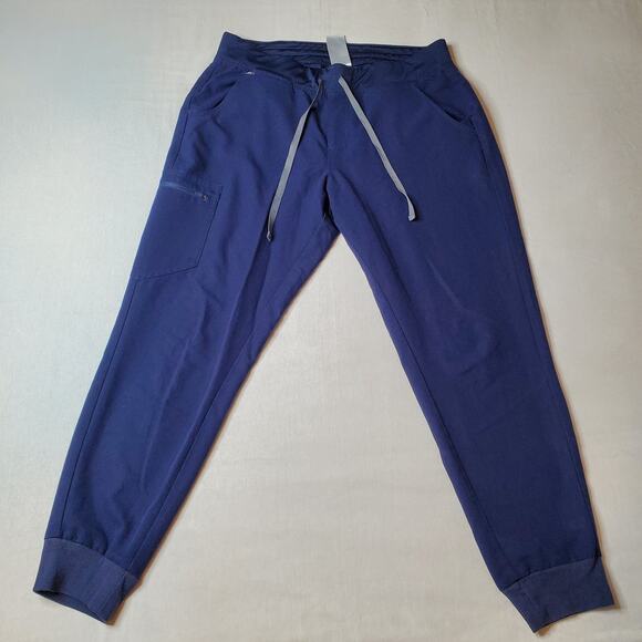 Figs Women's Size L Zamora Jogger Scrub Pants Navy Blue W18SW2005P - Picture 4 of 8
